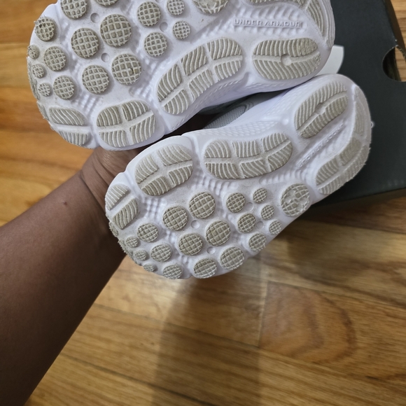 Under Armour Kids' Gray Sneakers - Picture 4 of 8